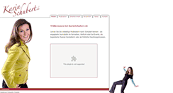 Desktop Screenshot of karin-schubert.de